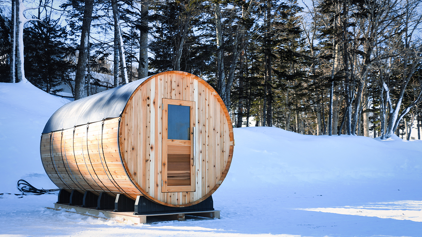 Happiness gains from Finnish barrel sauna