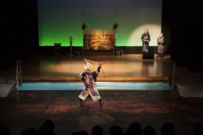 Lake Akan Ainu Theater IKor(Ainu traditional dance)